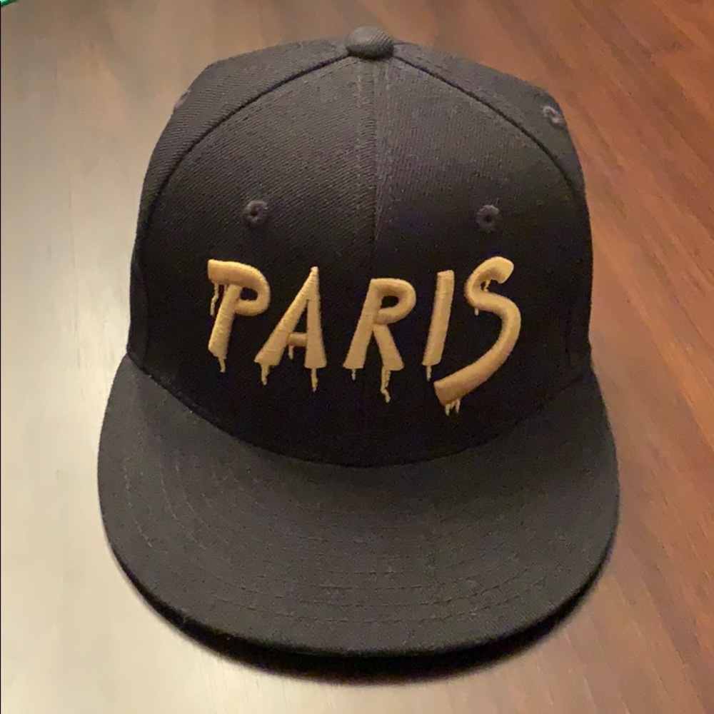 Custom Paris drip embroidered hat